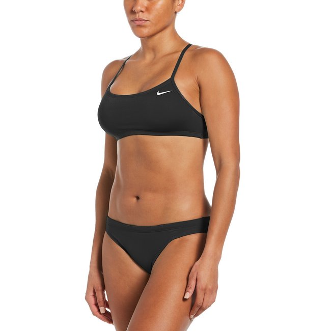 Bikini Racerback, chlorwasserbeständig schwarz <span itemprop=
