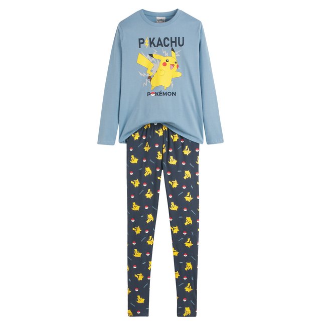 Pyjama Pokémon grün/bedruckt <span itemprop=