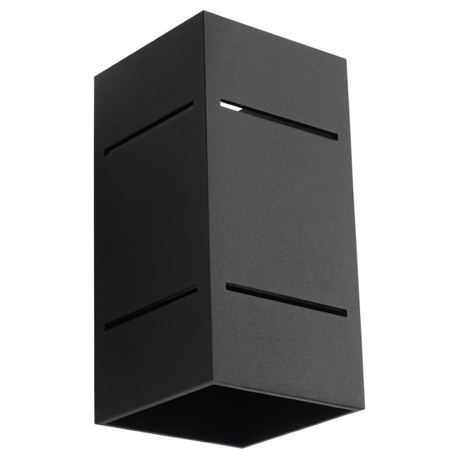 Applique Aluminium Noir G9 1 Blocco Couleur noir <span itemprop=