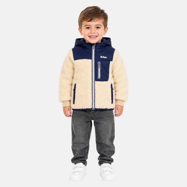 Parka zippée à capuche avec poche poitrine SHERPA - LEE COOPER