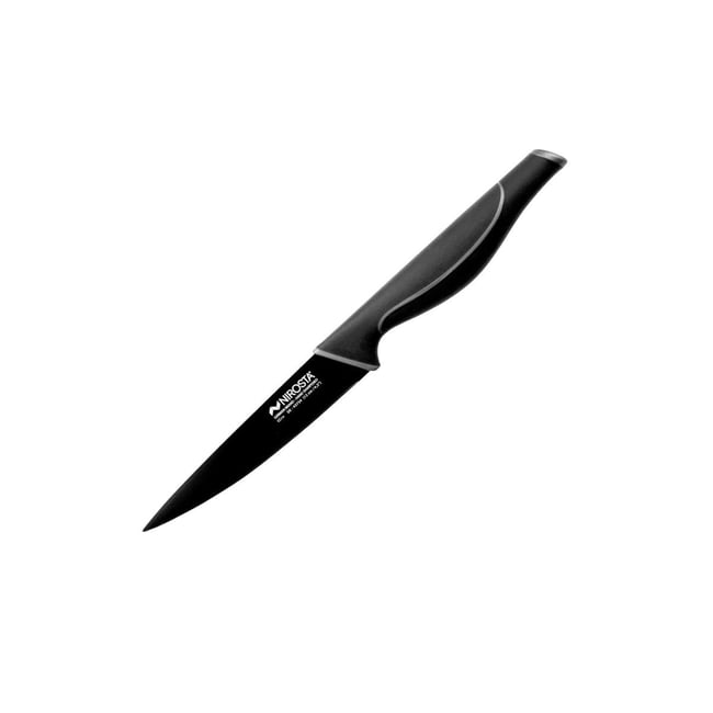 Couteau d'office 24 cm BLACK EDITION noir <span itemprop=