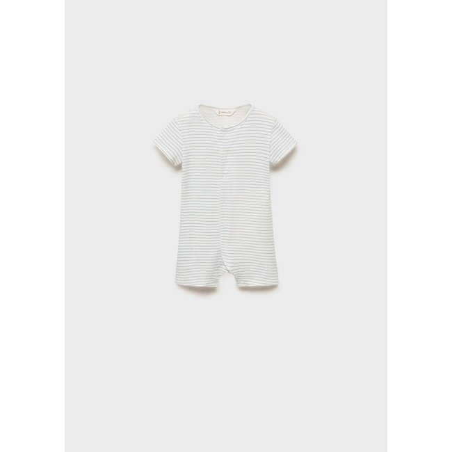 Pyjama body rayures bleu <span itemprop=