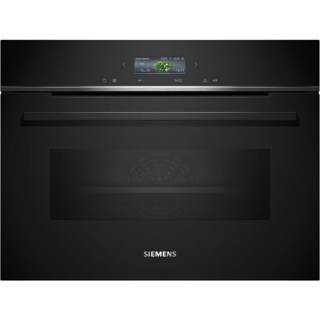 Four encastrable CM724G1B1 iQ700 - Compact 45cm, Combiné Micro-ondes, Nettoyage HumidClean, Wifi - SIEMENS