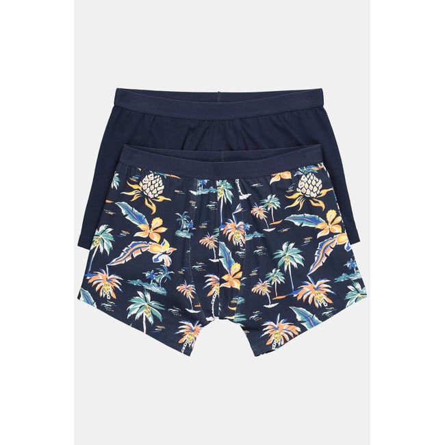 Lot de 2 boxers bleu marine <span itemprop=