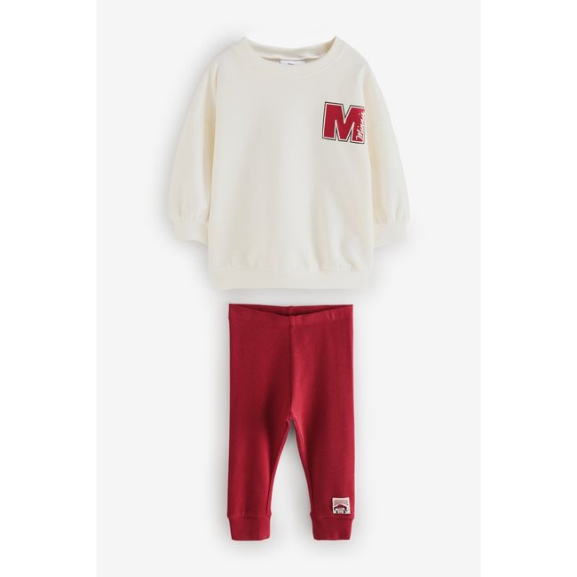 Haut et legging disney minnie, ensemble crème noël <span itemprop=