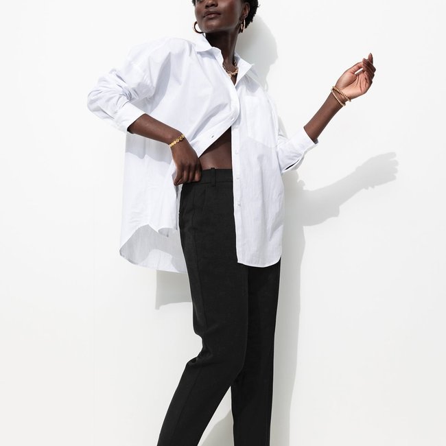 Pantalon cigarette uni - PROMOD