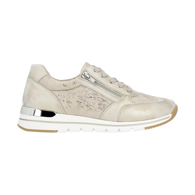 Basket à Lacets Olympe beige <span itemprop=