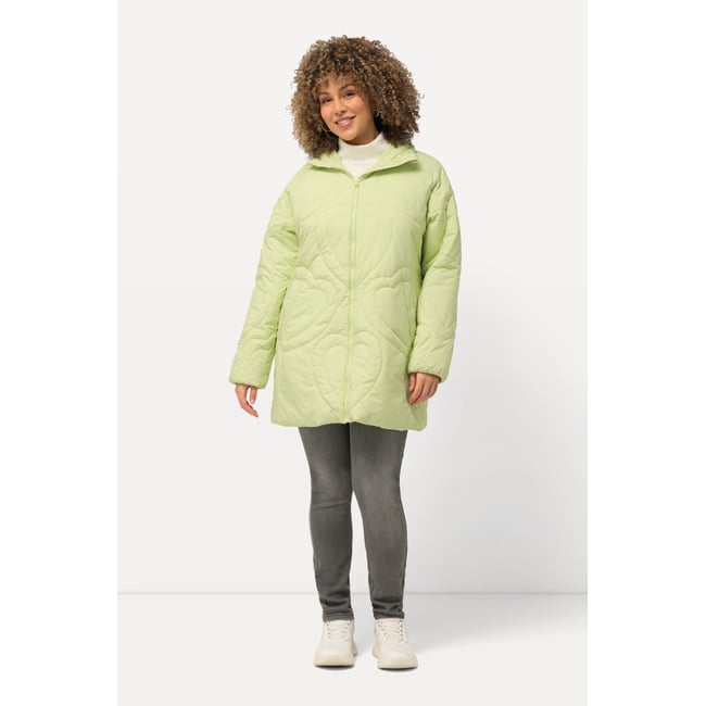 Veste technique matelassée HYPRAR. Motif sauge clair <span itemprop=