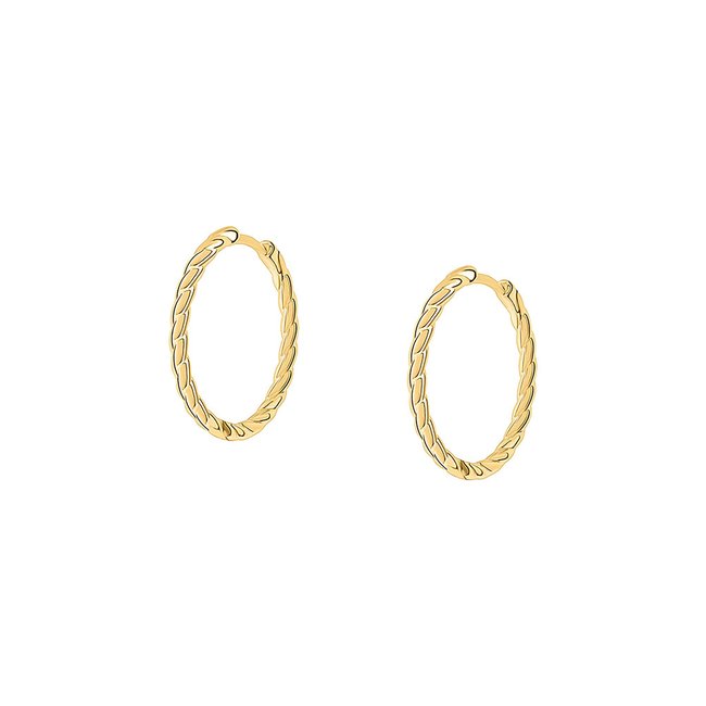 Créoles en argent 925 or <span itemprop=