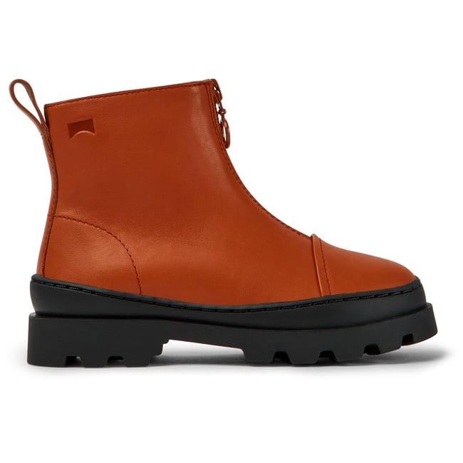 Bottines Cuir Brutus Kids marron <span itemprop=