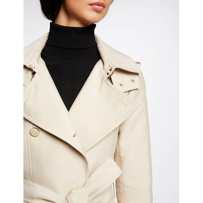 Mid-length trench coat with hood Morgan | La Redoute