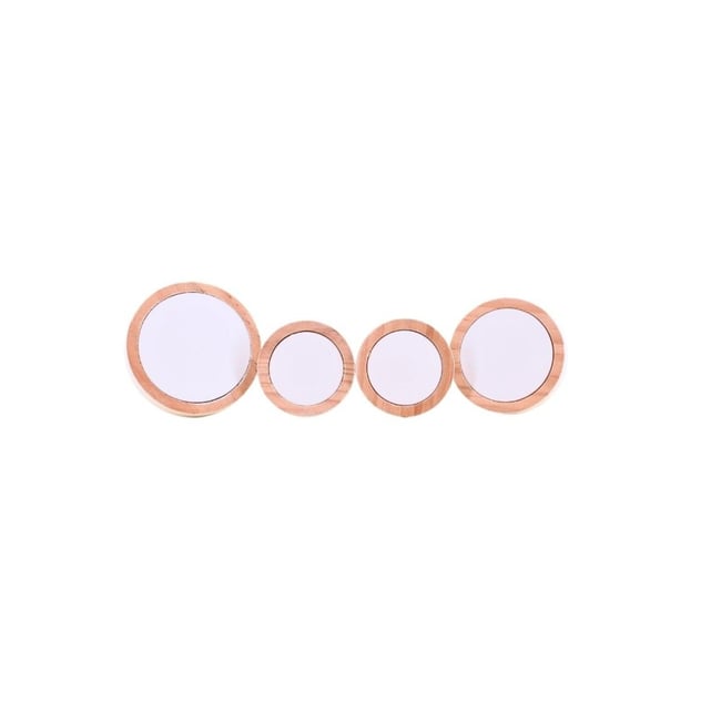 Lot de 4 patères rond - ORNAMI