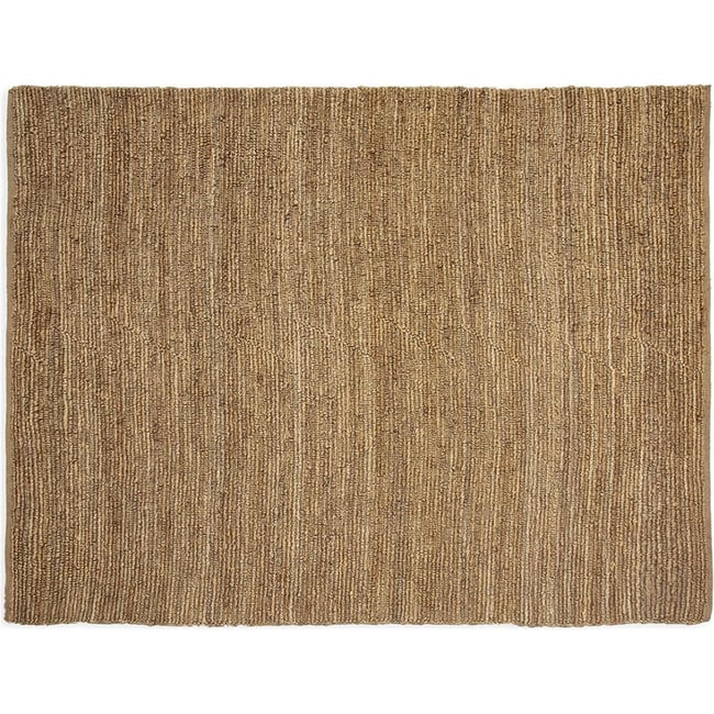 Tapis en jute tressé pour salon, Uni Couleur naturel <span itemprop=