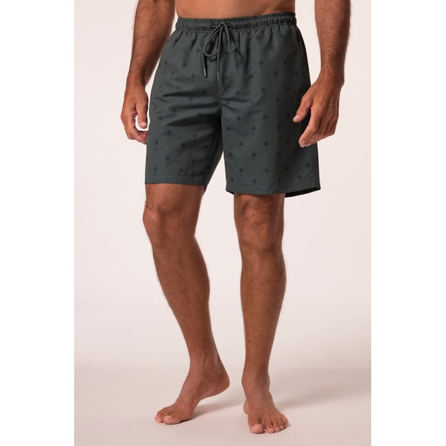 Short de bain, collection Beachwear vert nuageux <span itemprop=