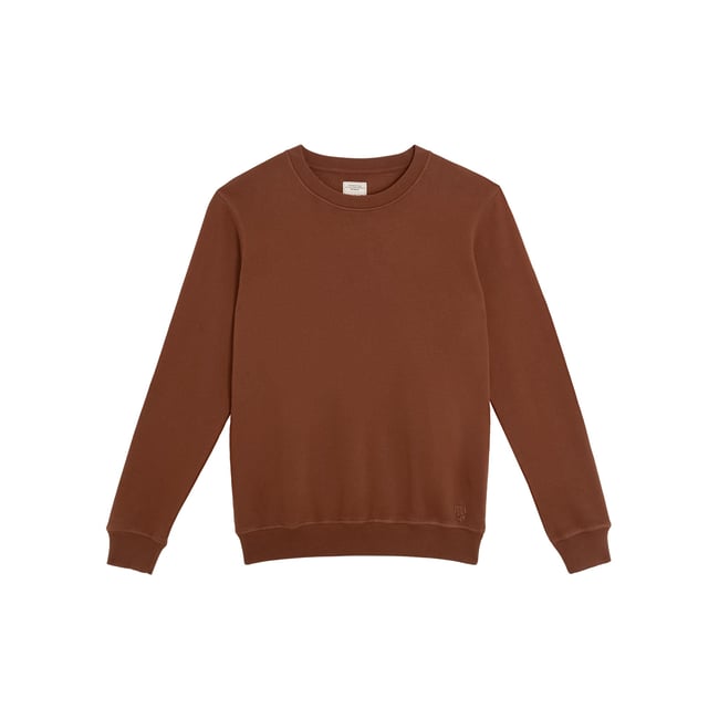 SWEAT PLAINAZTEC marron <span itemprop=