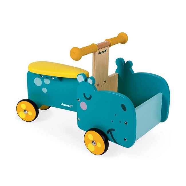 Porteur hippo bleu <span itemprop=