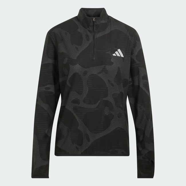 T-Shirt De Running Demi-Zip Adi365 T-Shirt De Running Demi-Zip Adi365 black / grey five <span itemprop=