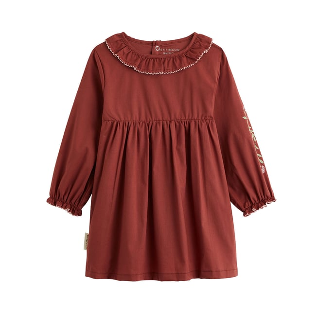 Robe enfant en popeline Harmony rose <span itemprop=