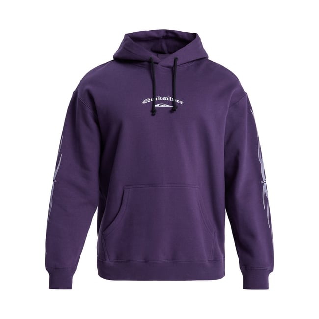 Sweat à capuche STRETCH TRIBAL violet purple velvet <span itemprop=