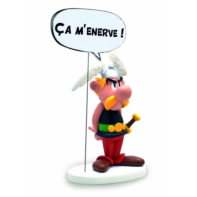 Figurine De Collection - Collectoys - Bulle Astérix - ça M'enerve - PLASTOY