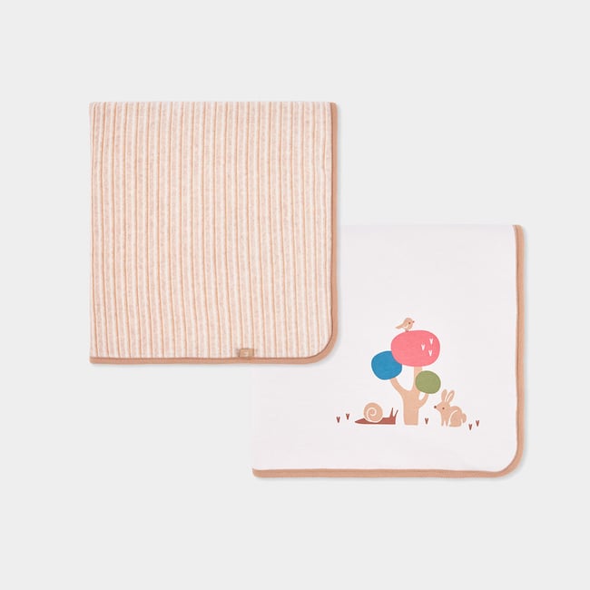 Couure bébé imprimé forêt multicolore <span itemprop=