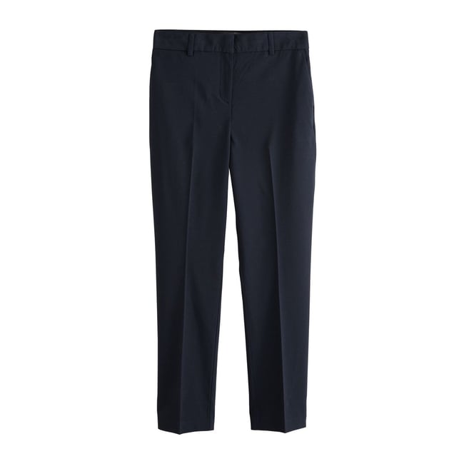 Pantalon slim ajusté bleu marine <span itemprop=