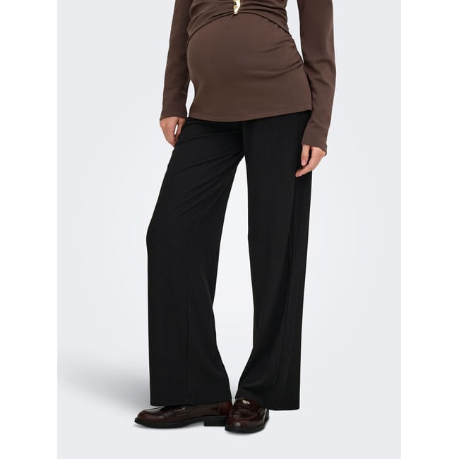 Pantalon À Jambe Large noire - black <span itemprop=