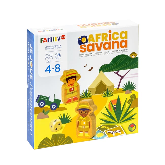 Jeu de société Africa savana blanc <span itemprop=
