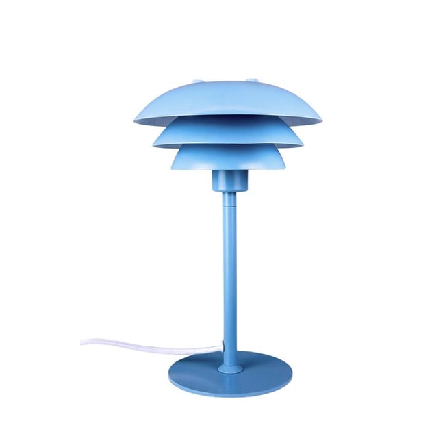 Lampe de table SIXTEEN Couleur bleu glacier <span itemprop=