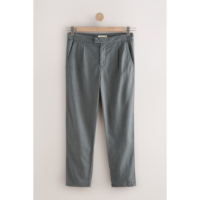 Pantalon doux contenant du lin - NEXT