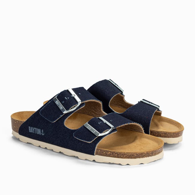 Sandales ATLAS pour femme bleu celeste <span itemprop=