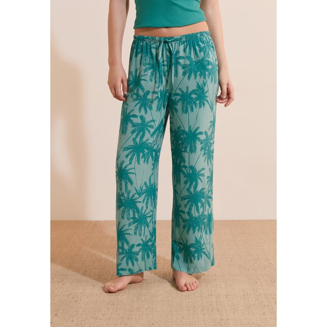 Pantalon de pyjama 7/8 à motifs SOLARIS - ETAM