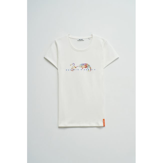 T-SHIRT PASSEIG DE GRACÍA beige <span itemprop=