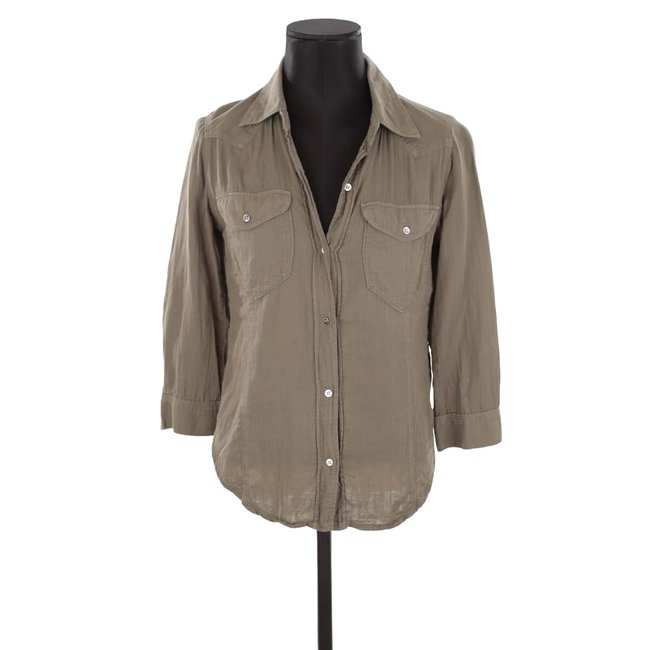 Chemise en coton - Très Bon État kaki <span itemprop=