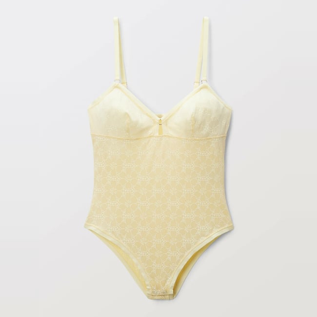 Body FLORA en microfibre imprimée limoncello <span itemprop=