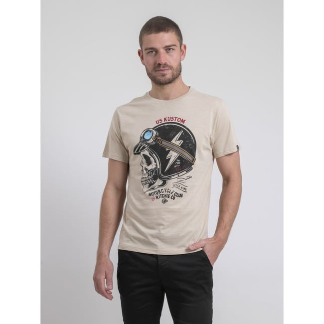 T-shirt Col Rond Pur Coton Napamox - RITCHIE