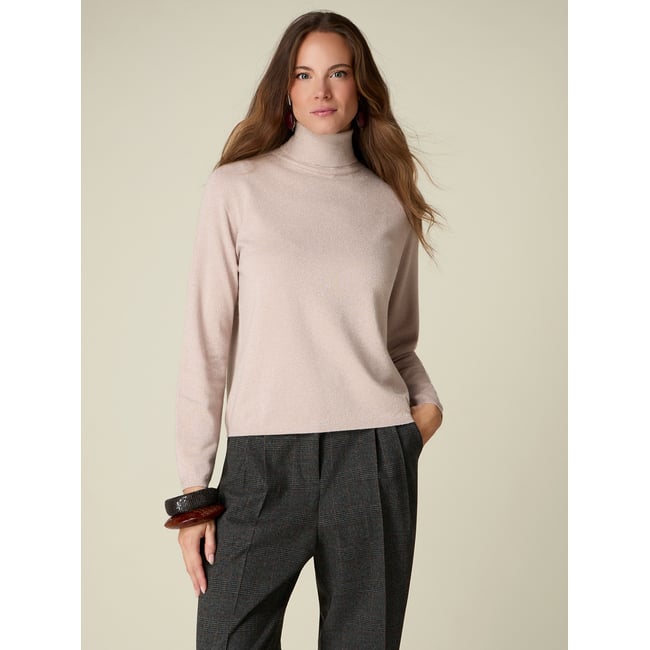 Col roulé rose <span itemprop=