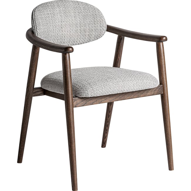 Chaise design en bois de frêne finition mate Couleur marron bois naturel mat <span itemprop=