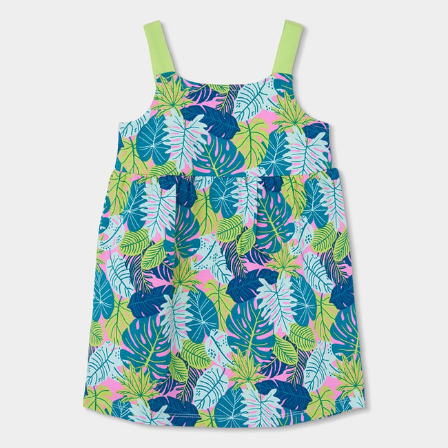 Robe imprimé vert <span itemprop=