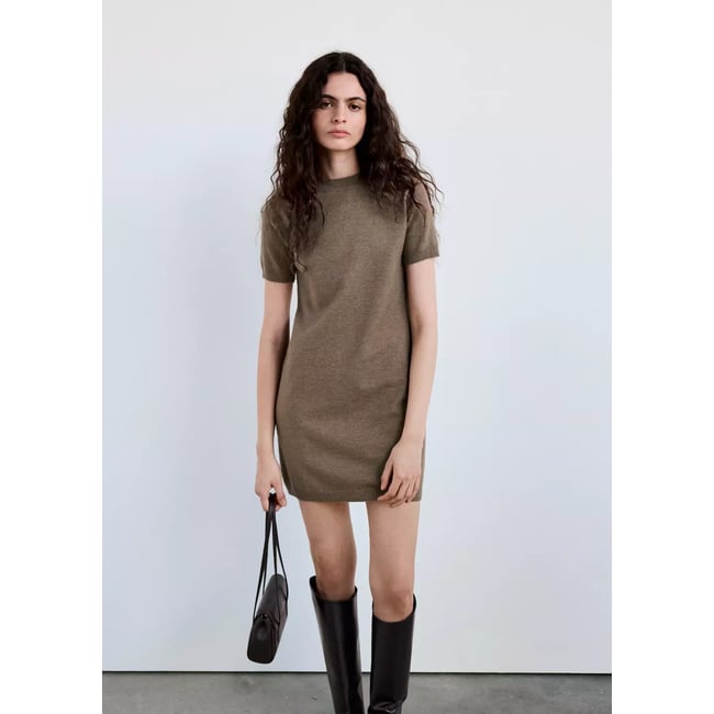 Robe nekanu marron moyen <span itemprop=
