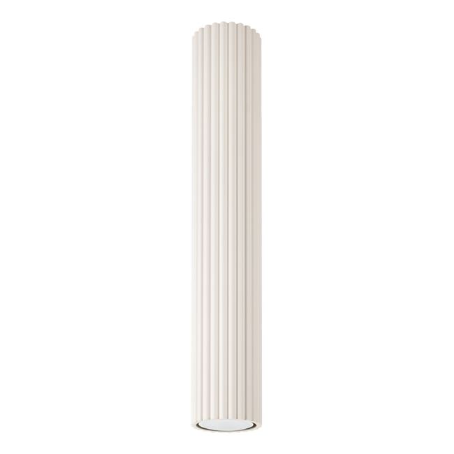 Plafonnier Aluminium Beige GU10 1 Karbon 40 Couleur beige <span itemprop=