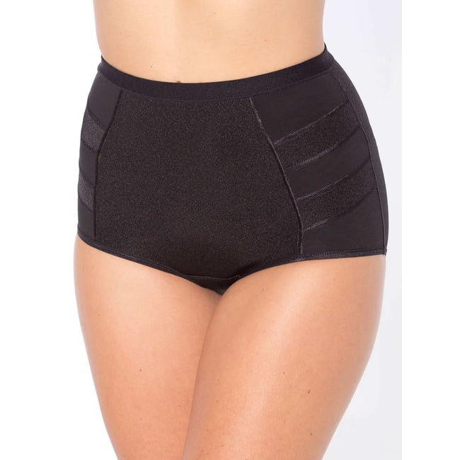 Lot de 2 culottes super gainante noir <span itemprop=