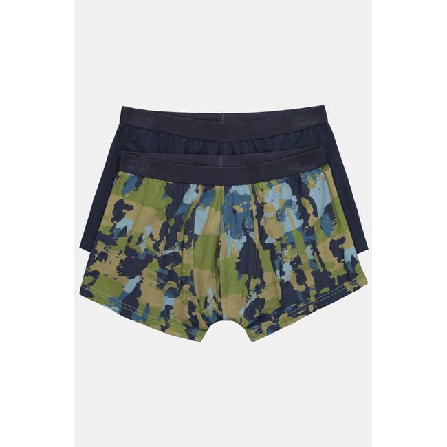 Lot de 2 caleçons kaki foncé <span itemprop=