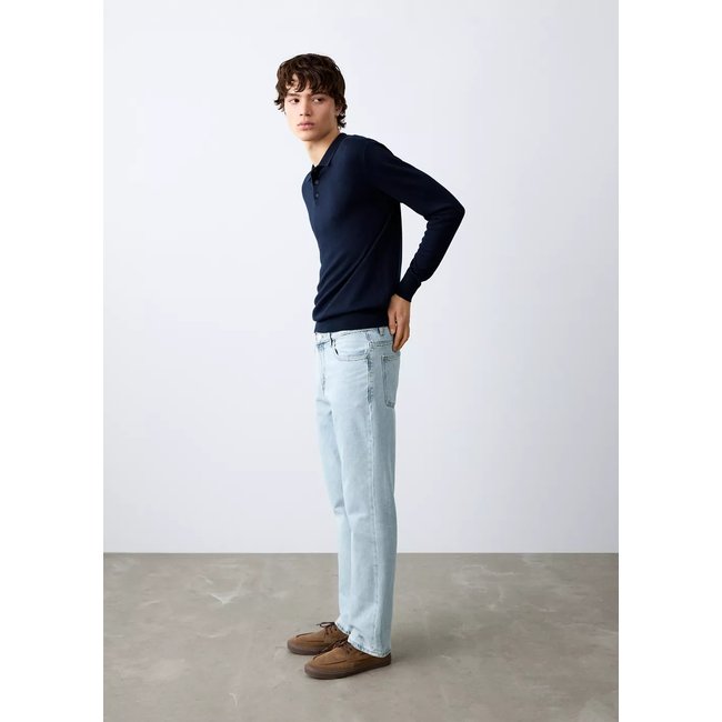 Jean regular-fit bleu clair <span itemprop=