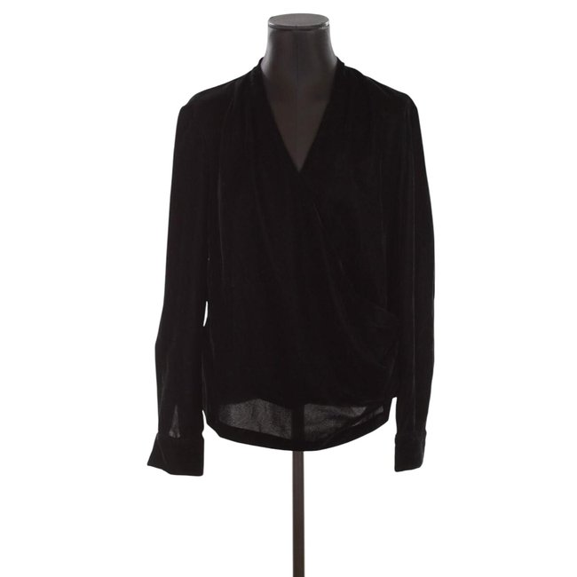 Blouse en velours - Très Bon État noir <span itemprop=
