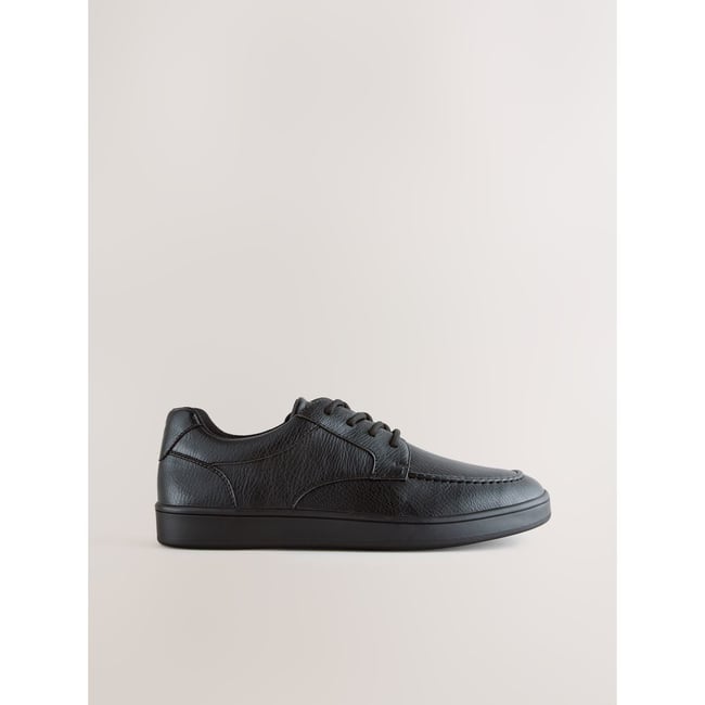Derbys à semelle cuvette noir <span itemprop=