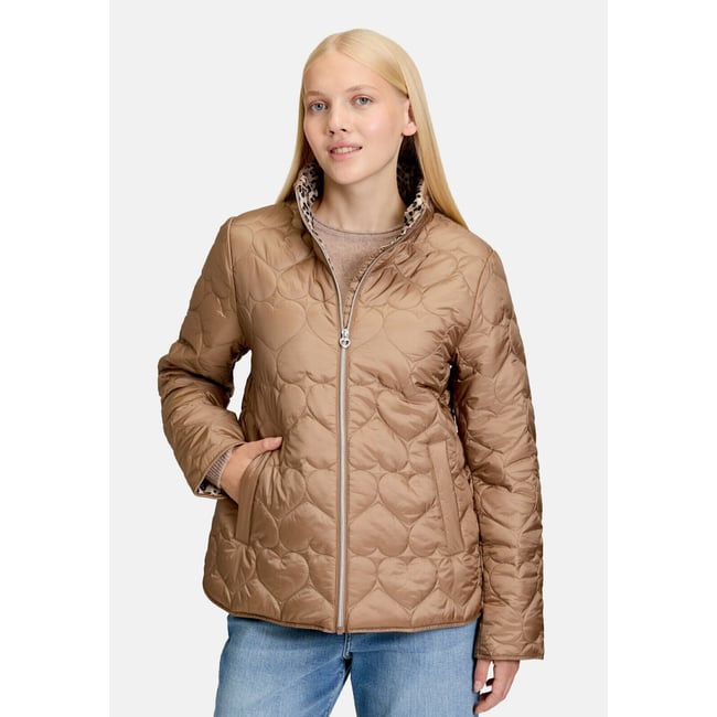 Veste outdoor à surpiqûres toasted coconut <span itemprop=
