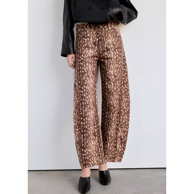 Jean balloon Bambi caramel <span itemprop=