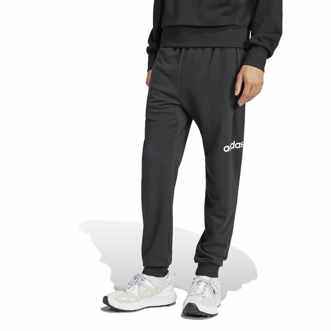 Pantalon French terry Essentials Linear  noir <span itemprop=