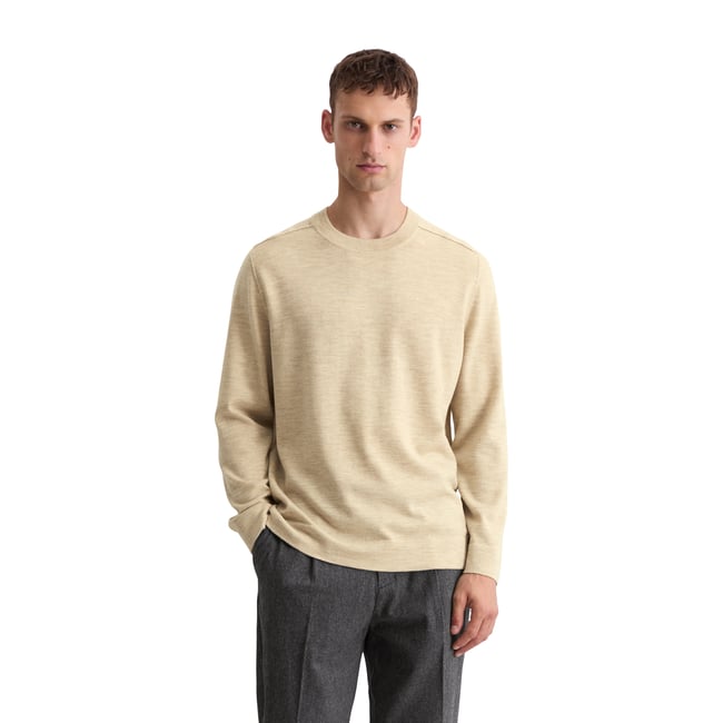 Pull-over regular en laine mérinos douce - MARC O'POLO